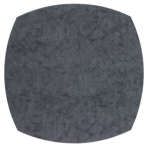 STINGRAY ELLIPTICAL  PLACEMAT IN CHARCOAL