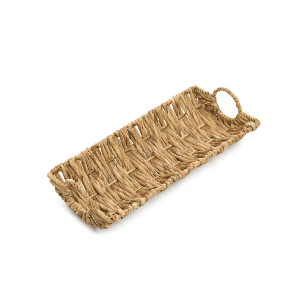 WATER HYACINTH TRAY IN NATURAL