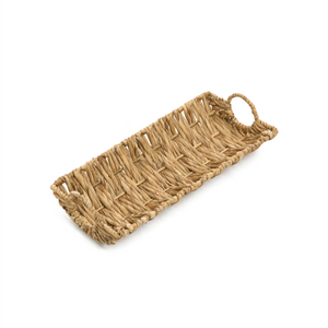 WATER HYACINTH TRAY IN NATURAL