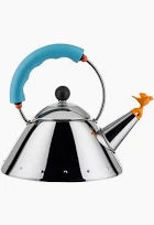 GRAVES TEA KETTLE WITH BLUE HANDLE