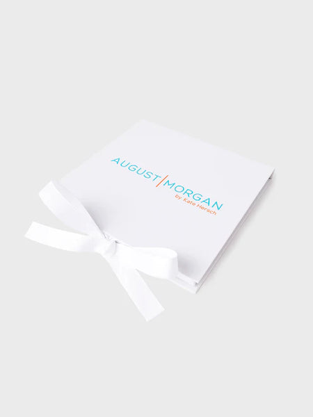 AUGUST MORGAN "MAKE MINE.." COCKTAIL NAPKINS--GIFT BOXED SET OF 4