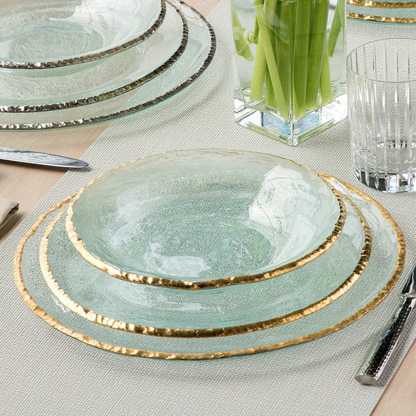 EDGEY DINNER PLATE IN GOLD