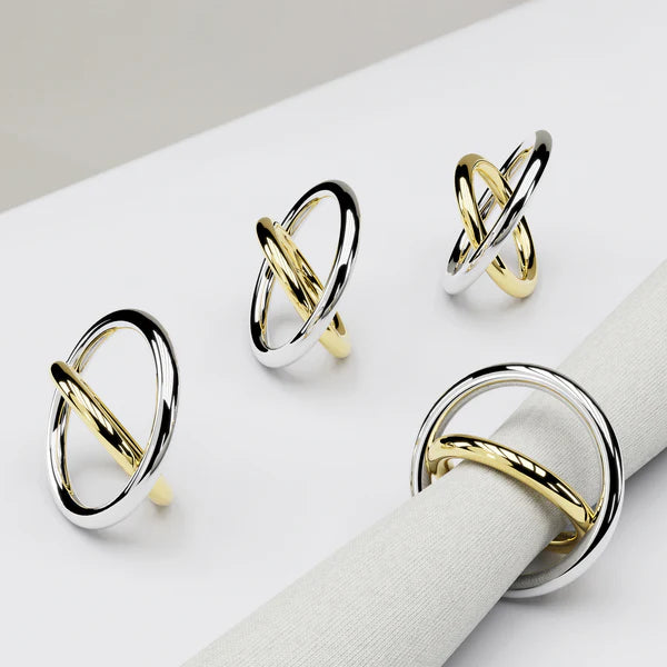 "RING" NAPKIN RING SET OF 4
