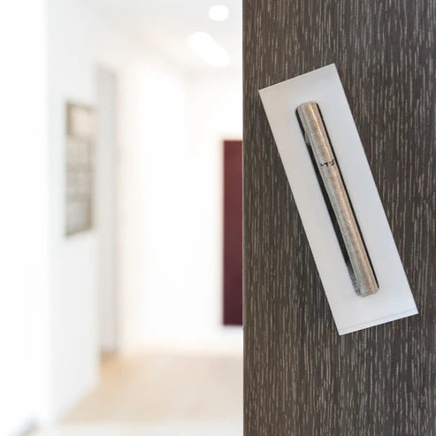 MEZUZAH IN WHITE COLORED ACRYLIC