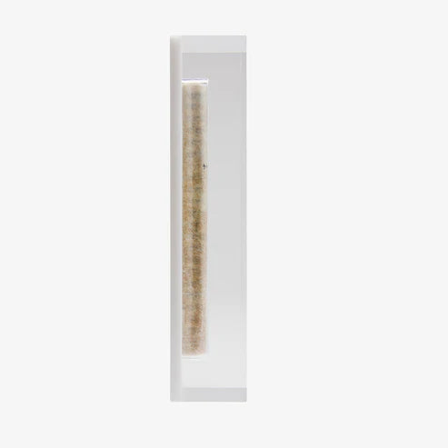 MEZUZAH IN WHITE COLORED ACRYLIC