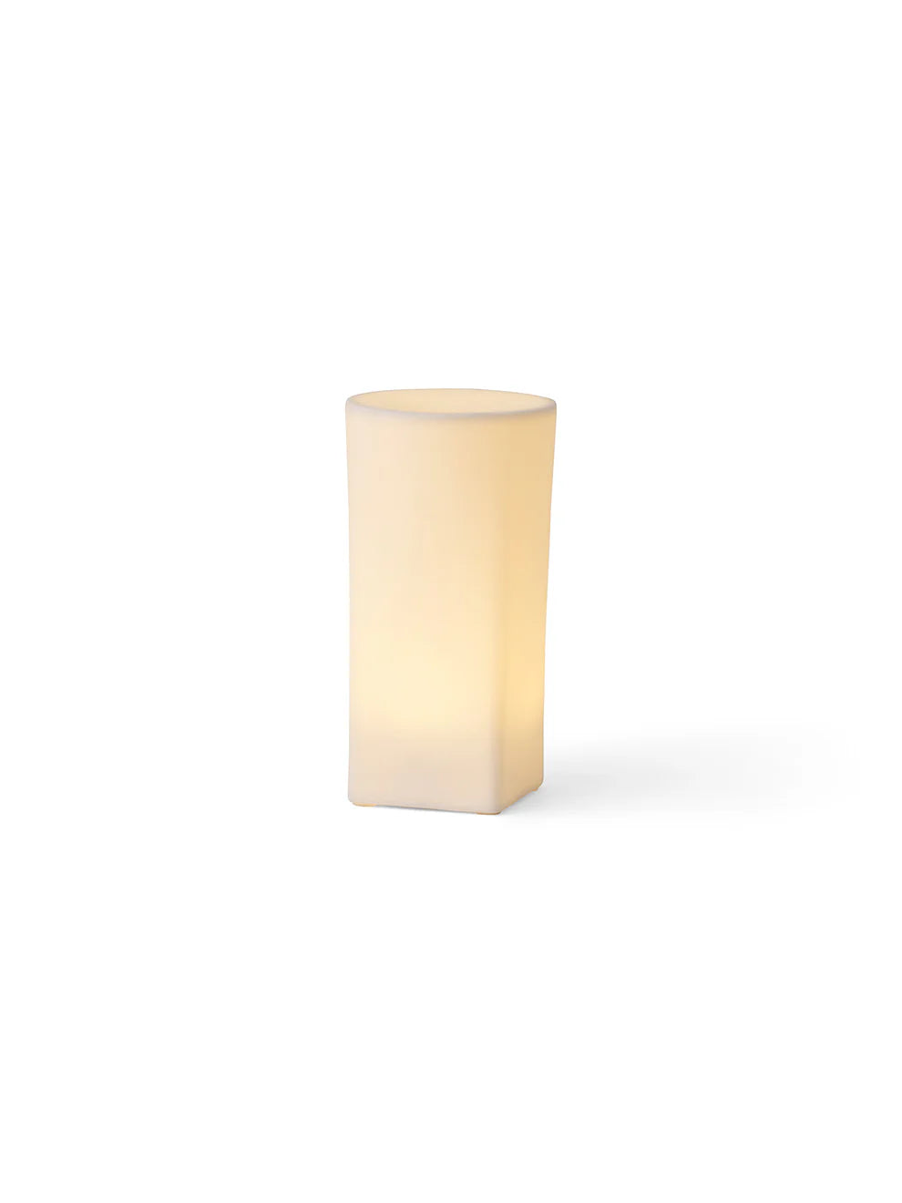 FLAMELESS IGNUS CANDLE IN LIGHT NATURAL CERAMIC