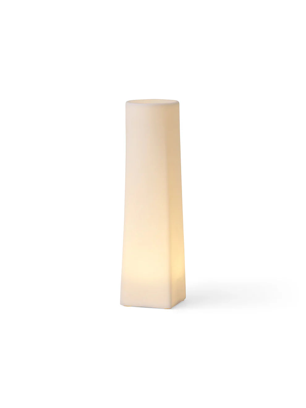 FLAMELESS IGNUS CANDLE IN LIGHT NATURAL CERAMIC