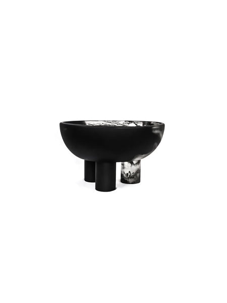 ATLIXCO PEDESTAL BOWL IN BLACK