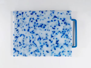 FREDERICKS AND MAE CUTTING BOARD IN BLUE AND WHITE