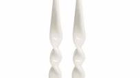 MELORIA TWIST CANDLE IN WHITE
