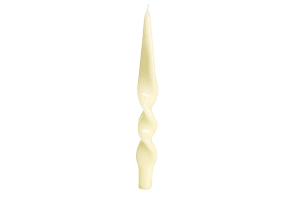 MELORIA TWIST CANDLE IN WHITE