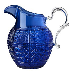 HALINA PITCHER IN COBALT