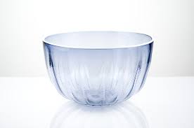 MATT KOLBRENER THREADED BOWL IN BLUE