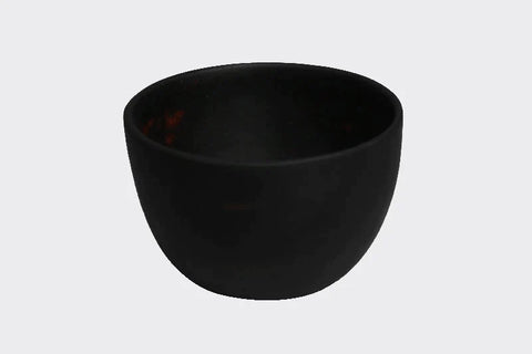 NASHI HOME SMALL DEEP BOWL IN SOLID BLACK