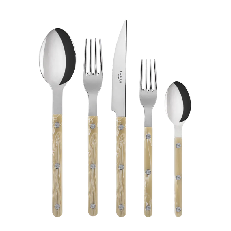 BISTROT VINTAGE HORN - 5 PIECE PLACE SETTING