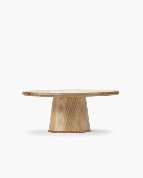DUNE CAKE STAND IN ASH WOOD