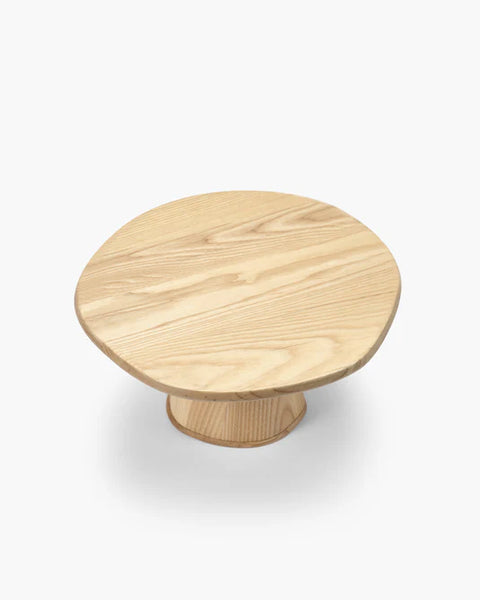 DUNE CAKE STAND IN ASH WOOD