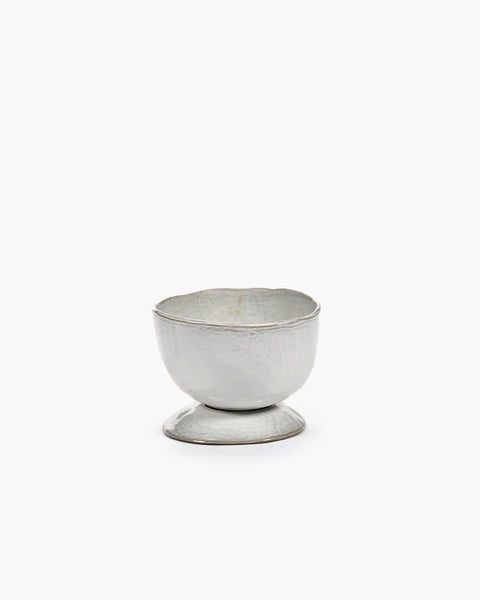 LA MERE SMALL FOOTED  BOWL IN WHITE