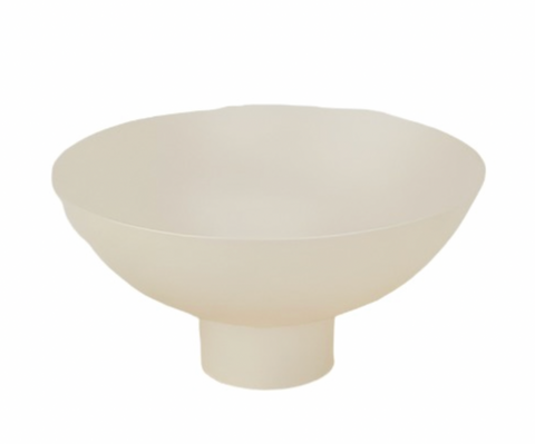 ESSENTIAL LARGE FOOTED BOWL IN IVORY