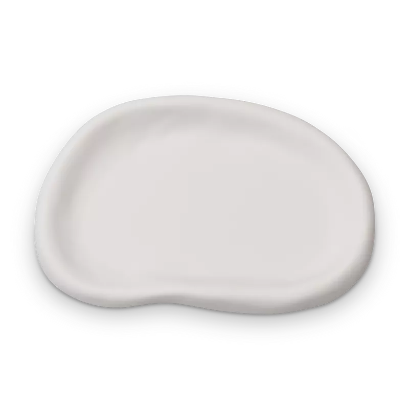 EXTRA LARGE AMOEBA BOWL IN WHITE