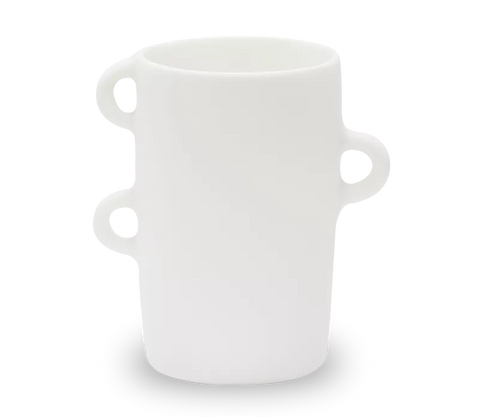 MEDIUM LOOPY VASE IN WHITE
