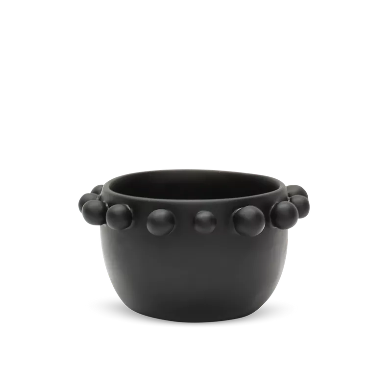 MEDIUM BUBBLE BOWL IN BLACK