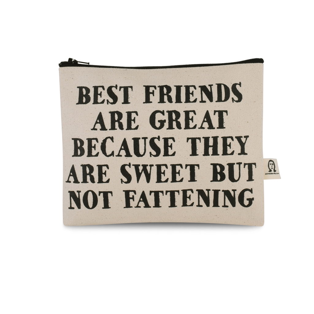 BEST FRIENDS ARE GREAT CANVAS POUCH