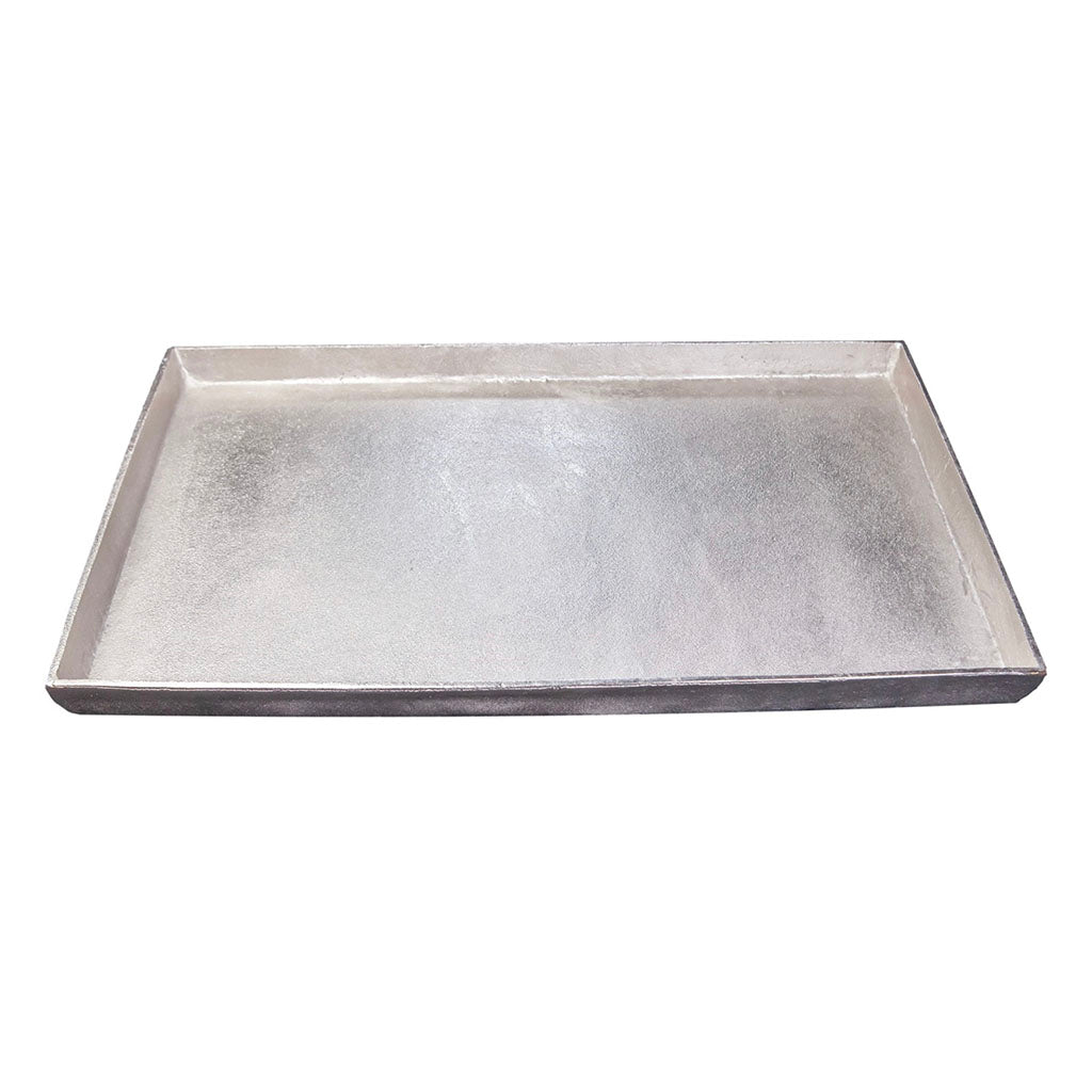 NICKEL TRAY FOR 4 WICK SQUARE CANDLE