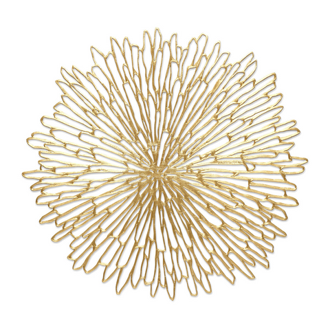 BLOOM PLACEMAT IN GOLD