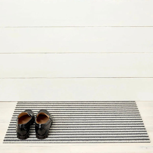 BRETON STRIPE UTILITY MAT IN GRAVEL