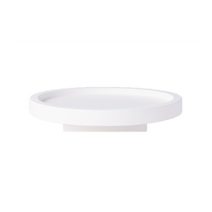 NEST MEDIUM LAZY SUSAN IN WHITE PAINTED WOOD