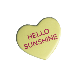 HELLO SUNSHINE RESIN HEART