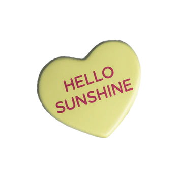 HELLO SUNSHINE RESIN HEART