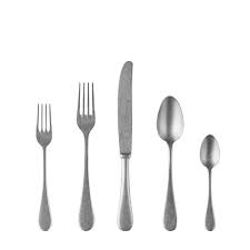 Vintage Pewter - 5 Piece Place Setting