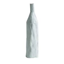 PAOLA PARONETTO DECORATIVE PAPER CLAY BOTTLE WITH FLAT PANELS