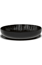 SERAX DE CERAMIC HIGH PLATE PLATE IN BLACK