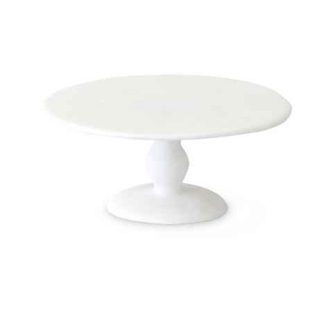 LARGE PEDESTAL CAKE STAND IN WHITE