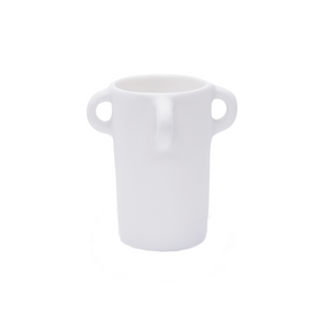 SMALL LOOPY VASE IN WHITE