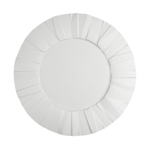 MATRIX DINNER PLATE XL IN WHITE